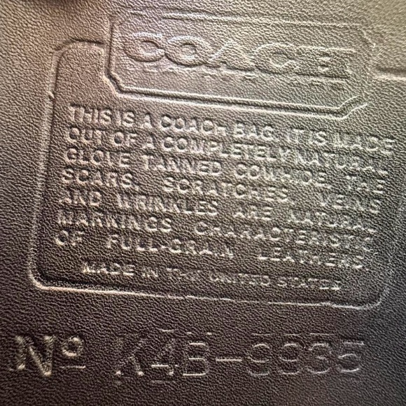 Coach Mini Hadley Zip Crossbody Bag (style number 9935) in black leather - Picture 3 of 6